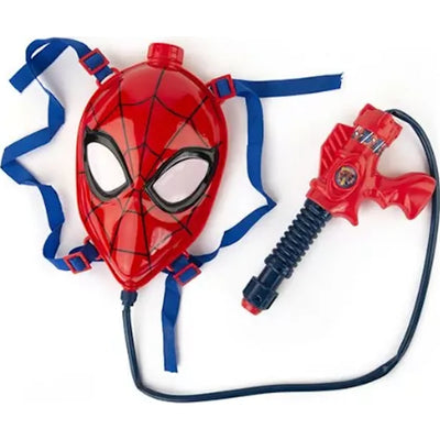 PISTOLET NA WODĘ Z PLECAKIEM SPIDER-MAN - widok 2 opakowania szczegoly zabawka kolekcja