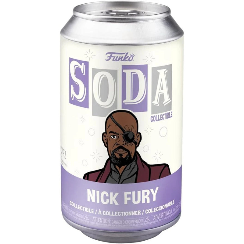 Funko POP FUNKO SODA MARVEL NICK FURY COLLECT - widok 3 opakowania tyl back box kolekcjonerska