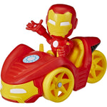 SPIDEY I SUPER KUMPLE MARVEL POJAZD IRON - widok 4 opakowania Hasbro szczegoly kolekcja