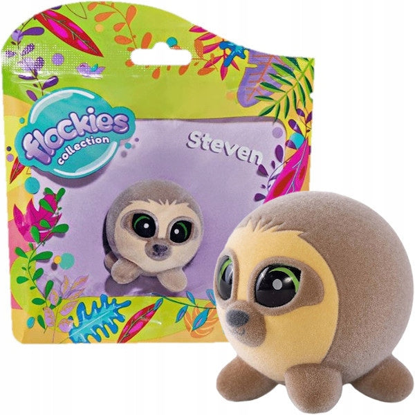 Zabawka FLOCKIES  LENIWIEC STEVEN TM TOYS - kolekcjonerska premium zabawki Aseo dla dzieci