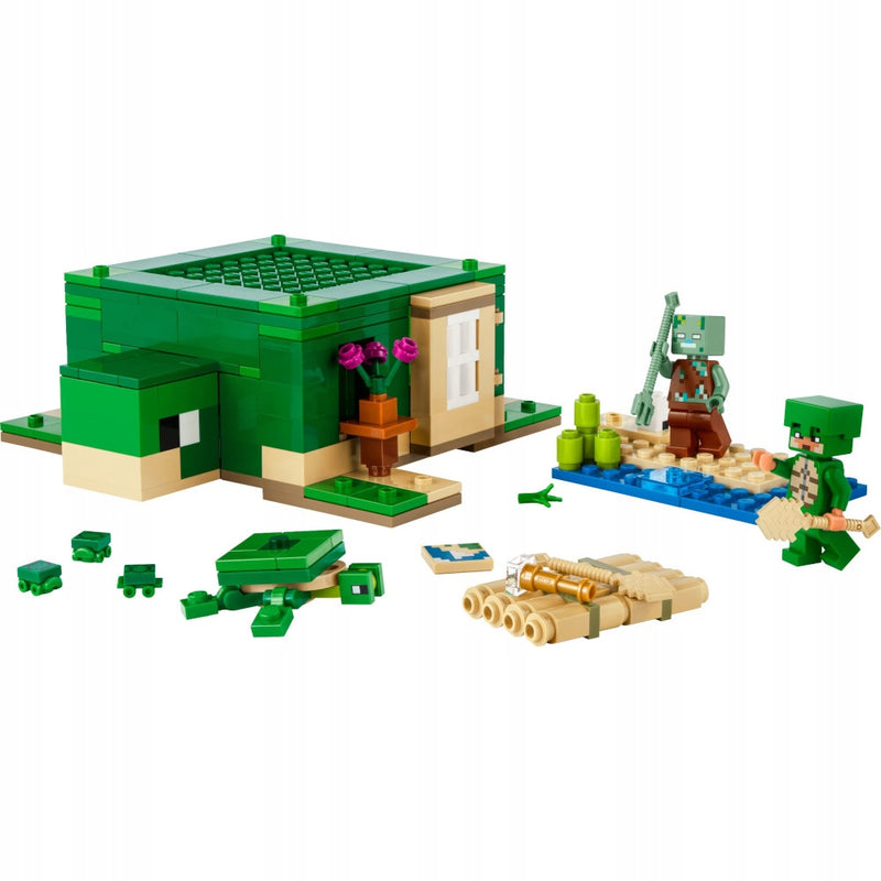 LEGO MINECRAFT ORYGINALNY DUŻY ZESTAW KL - widok 2 opakowania szczegoly zabawka kolekcja