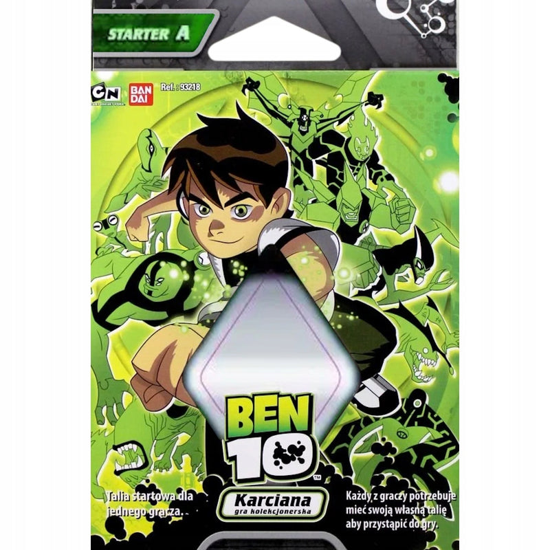 Zabawka BEN 10 KARCIANA GRA KOLEKCJONERSKA BANDAI - TALIA  - kolekcjonerska premium zabawki Aseo dla dzieci