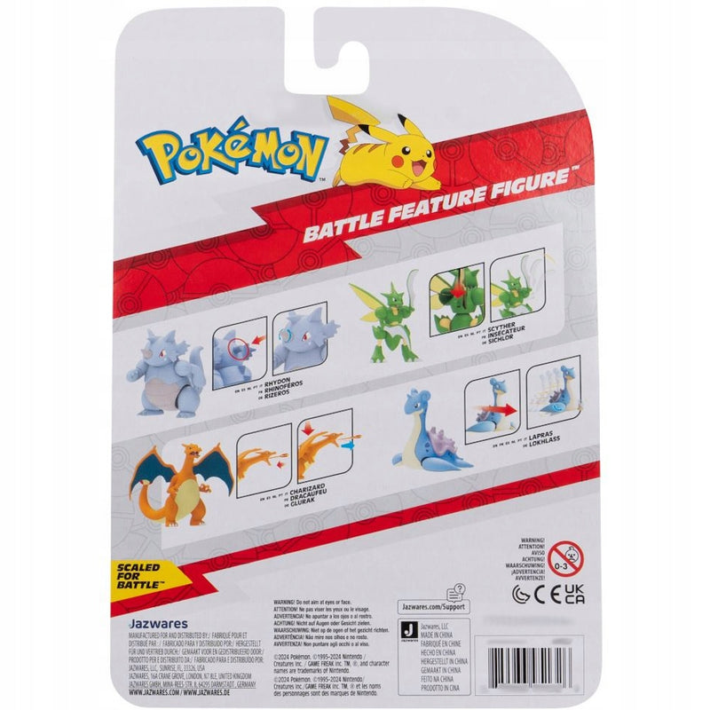 POKEMON BATTLE FEATURE FIGURE DELUXE ORY - widok 3 opakowania szczegoly zabawka kolekcja