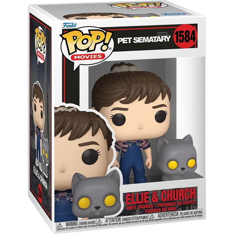 Figurka Funko POP Ellie & Church - Pet Sematary film - kolekcjonerska dziewczynka z kotem Stephen King horror