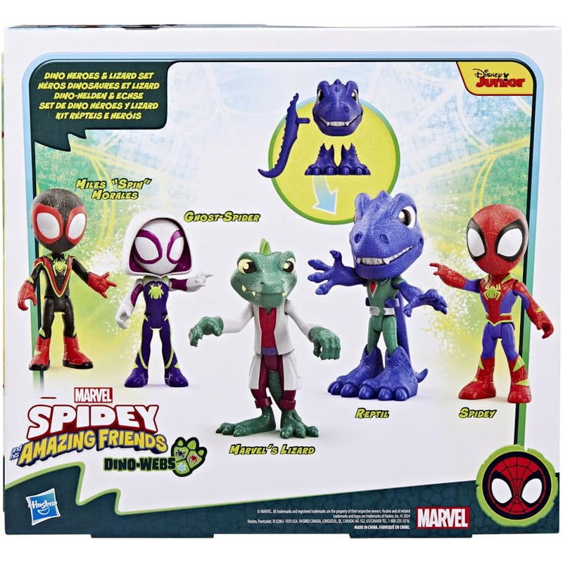 SPIDEY I SUPER KUMPLE DINO-WEBS ZESTAW F - widok 3 opakowania Hasbro szczegoly kolekcja