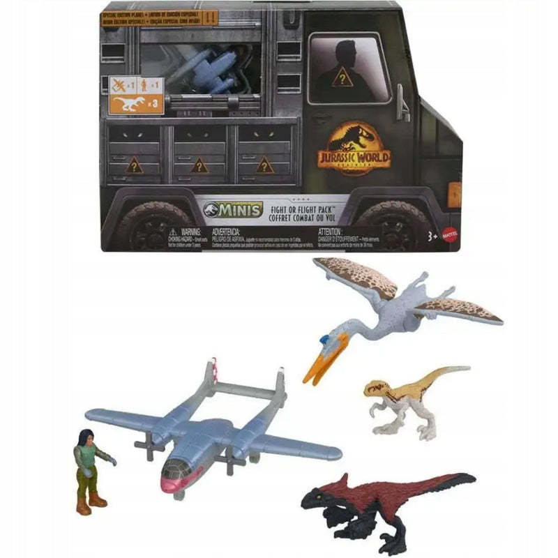 Zabawka JURASSIC WORLD DOMINION PARK JURAJSKI MINIS FLIGHT - kolekcjonerska premium zabawki Aseo dla dzieci