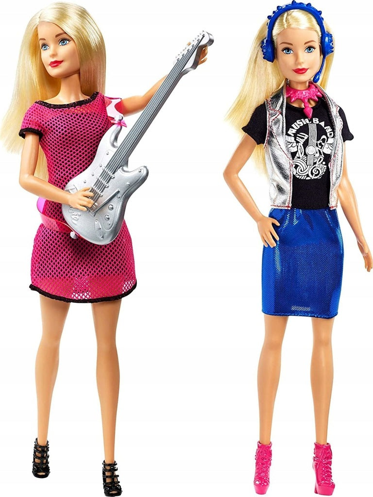 BARBIE LALKA ROCK STAR GWIAZDA ROCKA Z G - widok 4 opakowania szczegoly zabawka kolekcja
