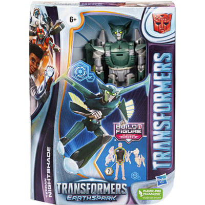 Zabawka TRANSFORMERS EARTHSPARK ISKRA ZIEMI DELUXE CLASS T - kolekcjonerska Hasbro premium dla dzieci fanow