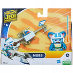 STAR WARS PRZYGODY MŁODYCH JEDI NUBS + Ś - widok 2 opakowania szczegoly zabawka kolekcja