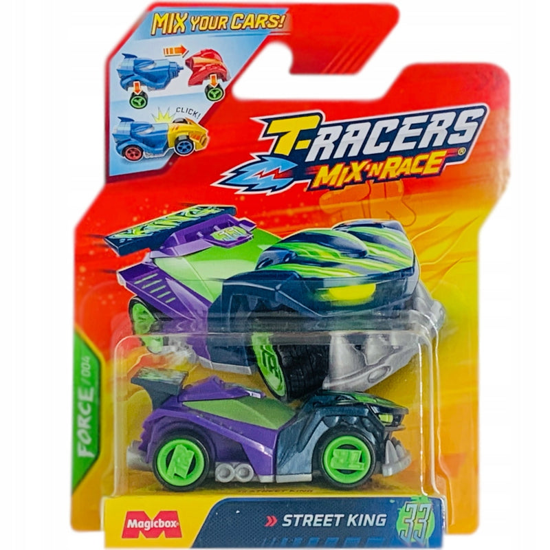 Zabawka T-RACERS 2.0 MIX 'N RACE MAGIC BOX FORCE 004 SAMOC - kolekcjonerska premium zabawki Aseo dla dzieci