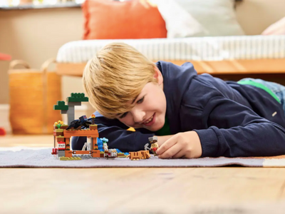 LEGO MINECRAFT DUŻY ZESTAW KLOCKÓW WYPRA - widok 2 LEGO opakowanie szczegoly collectible