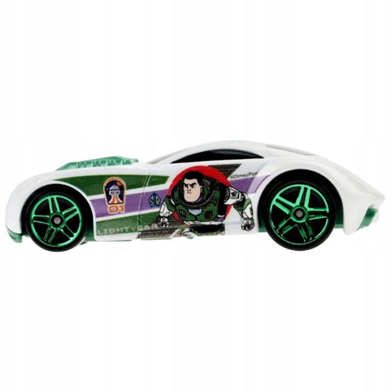 HOT WHEELS DISNEY PIXAR LIGHTYEAR BUZZ A - widok 3 opakowania szczegoly zabawka kolekcja
