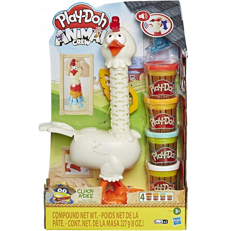 Zabawka PLAY-DOH ANIMAL CREW CIASTOLINA ZESTAW KURA FARMA  - kolekcjonerska premium zabawki Aseo dla dzieci