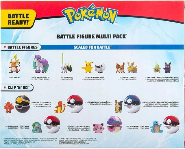 FIGURKI POKEMON UMBREON ESPEON EEVEE BUL - widok 2 opakowania szczegoly zabawka kolekcja