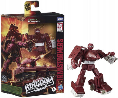 TRANSFORMERS KINGDOM WAR AUTOBOT CZOŁG W - widok 2 opakowania szczegoly zabawka kolekcja