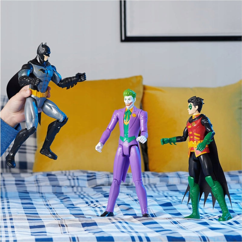 DC BATMAN MEGA ZESTAW DUŻE RUCHOME FIGUR - widok 6 opakowania szczegoly zabawka kolekcja