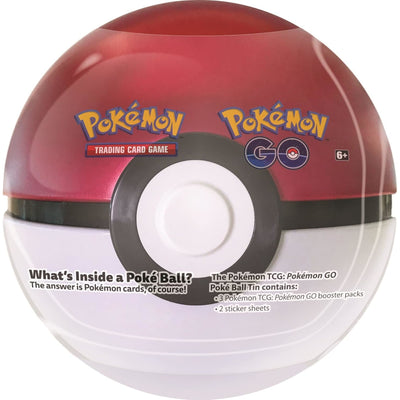 Zabawka POKEMON TCG TRADING CARD GAME POKEMON GO TIN POKE  - kolekcjonerska Pokemon TCG premium dla dzieci