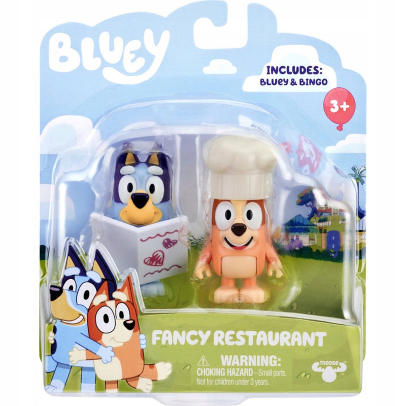 Zabawka BLUEY BINGO FANCY RESTAURANT EKSKLUZYWNA RESTAURAC - kolekcjonerska premium zabawki Aseo dla dzieci