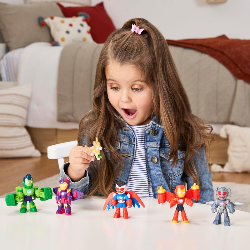 IRON MAN I SUPER EKIPA MARVEL HASBRO 6-P - widok 2 opakowania Hasbro szczegoly kolekcja
