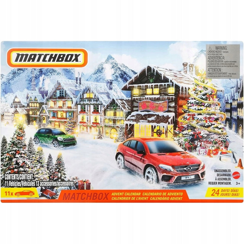 MATCHBOX KALENDARZ ADWENTOWY 24 NIESPODZ - widok 2 opakowania szczegoly zabawka kolekcja