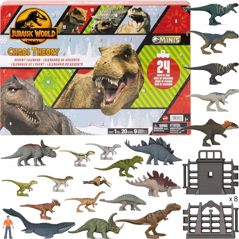 Zabawka JURASSIC WORLD CHAOS THEORY MINIS ZESTAW NIESPODZI - kolekcjonerska Mattel premium dla dzieci
