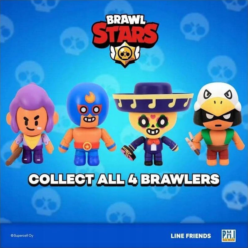 BRAWL STARS PMI RUCHOMA KOLEKCJONERSKA   - widok 6 opakowania szczegoly zabawka kolekcja