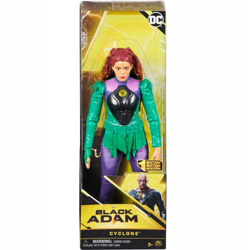 BLACK ADAM DC COMICS RUCHOMA  CYCLONE 26 - widok 2 opakowania szczegoly zabawka kolekcja