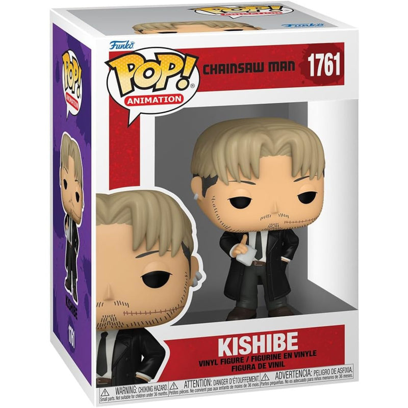 Figurka Funko POP ANIMATION CHAINSAW MAN   KISHIBE 1761 - kolekcjonerska premium dla fanow kolekcjonerow