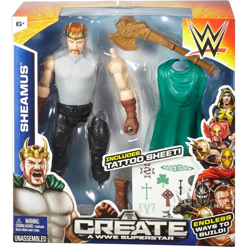 Zabawka WWE CREATE A SUPERSTAR WRESTLING ORYGINALNA RUCHOM - kolekcjonerska premium zabawki Aseo dla dzieci