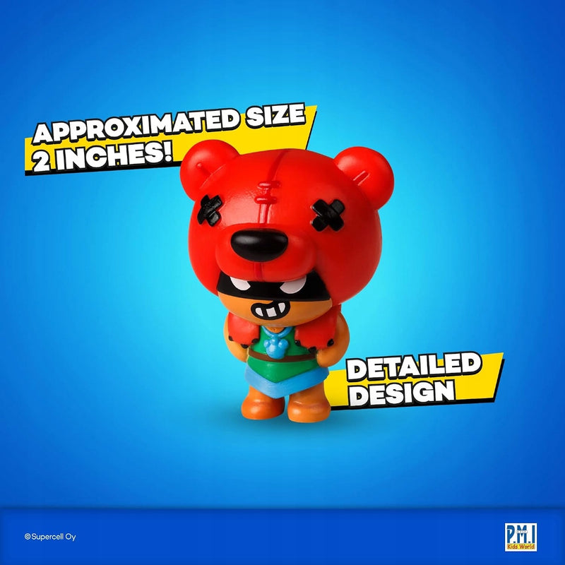 BRAWL STARS 8-PAK COLT SILVER SHELLY JES - widok 6 opakowania szczegoly zabawka kolekcja