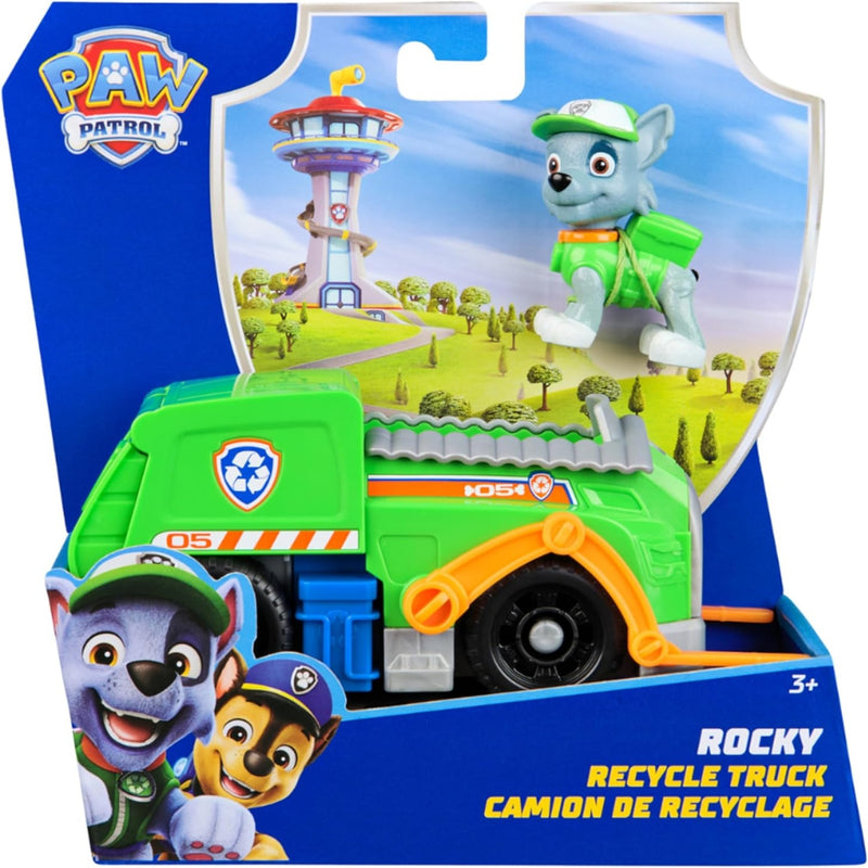 Zabawka PSI PATROL PAW PATROL POJAZD RATUNKOWY RECYCLE TRU - kolekcjonerska Spin Master premium dla dzieci