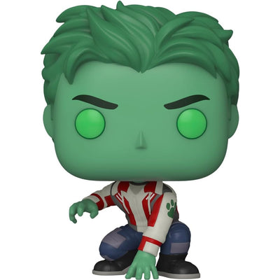 Funko POP TELEVISION DC TITANS VINYL FIGURE  BEAST - widok 2 tyl opakowania box back kolekcjonerska