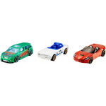 HOT WHEELS 3-PAK ZESTAW SAMOCHODÓW AUTEK - widok 6 Mattel opakowanie szczegoly collectible