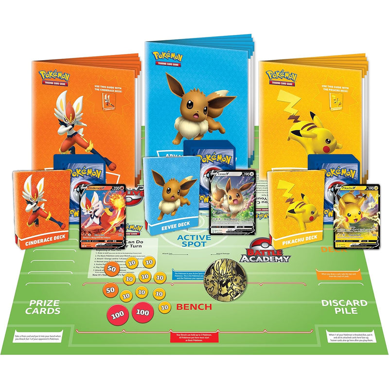 POKEMON TCG TRADING CARD GAME BATTLE ACA - widok 6 Pokemon TCG opakowanie szczegoly collectible