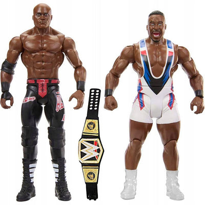 WWE CHAMPIONSHIP SHOWDOWN 2-PAK RUCHOME  - widok 2 opakowania szczegoly zabawka kolekcja