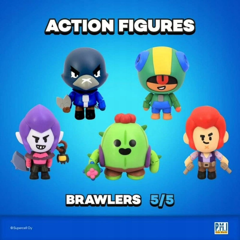 BRAWL STARS RUCHOME FIGURKI ZADYMIARZE 5 - widok 4 opakowania szczegoly zabawka kolekcja