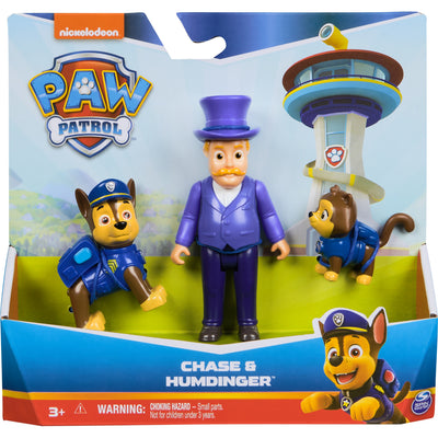 Psi Patrol Paw Patrol 3-Pak Zestaw Chase Cat Chase i Burmistrz Humdinger