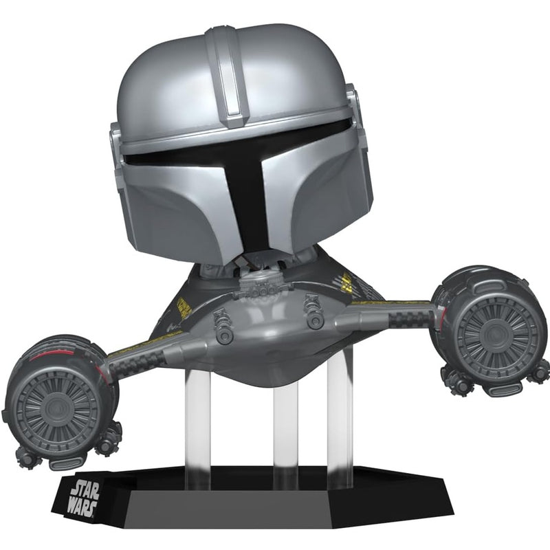 Funko POP STAR WARS THE MANDALORIAN IN N-1 STARFIG - widok 3 tyl opakowania box kolekcjonerska