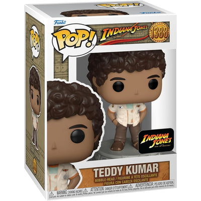 Funko POP! Indiana Jones and the Dial Destiny Bobble-Head Teddy Kumar 1388
