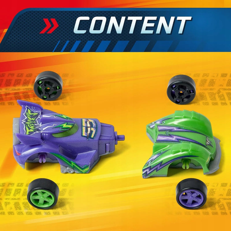 T-RACERS 2.0 MIX 'N RACE MAGIC BOX FORCE - widok 4 opakowania szczegoly zabawka kolekcja