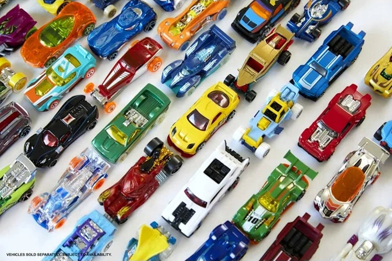 HOT WHEELS MYSTERY MODELS 1-PAK SASZETKA - widok 4 opakowania szczegoly zabawka kolekcja