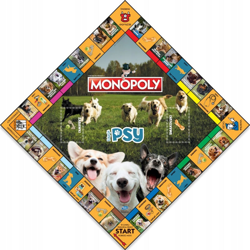 MONOPOLY EDYCJA PSY GRA HASBRO C77690340 - widok 2 opakowania szczegoly zabawka kolekcja