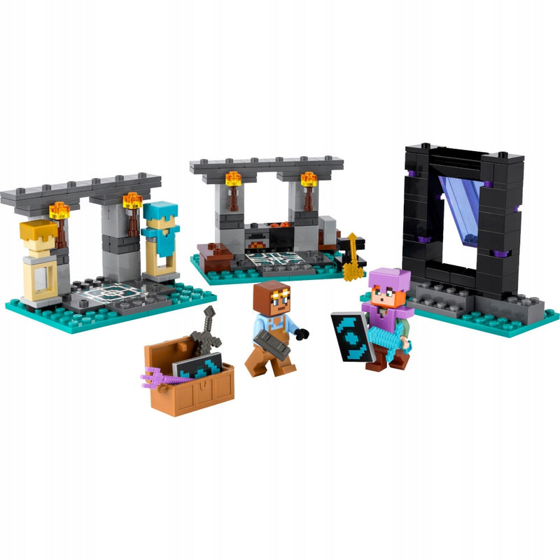 LEGO MINECRAFT ORYGINALNY DUŻY ZESTAW KL - widok 2 opakowania szczegoly zabawka kolekcja