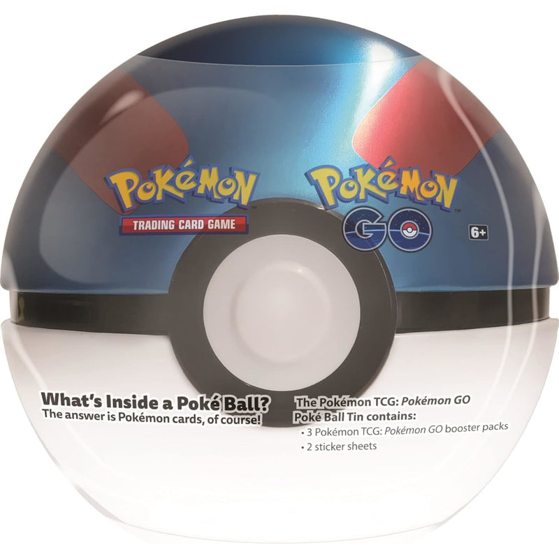 Zabawka POKEMON TCG TRADING CARD GAME POKEMON GO TIN GREAT - kolekcjonerska Pokemon TCG premium dla dzieci